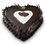 Chocolate Truffle Heart Shaped 1kg Cake Rs 1249
