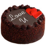 1 Kg Eggless Love U Chocolate Cake 1390