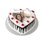 2 Kg Heart Shape Black Forest  Photo Cake 3790