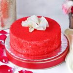 Half Kg Round Shape Red Velvet Cake 998
